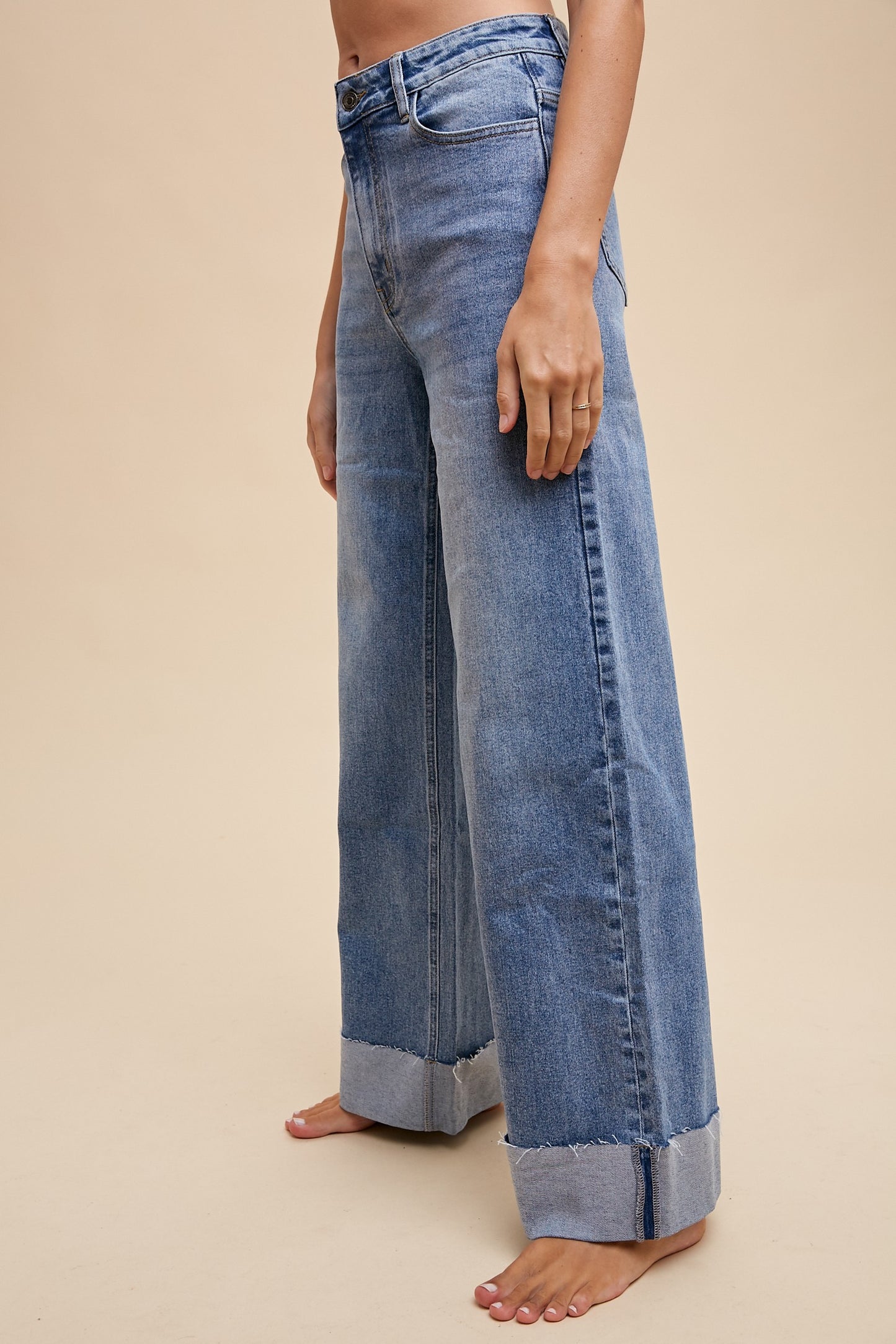 Danielle Straight Leg Jeans- Medium Indigo